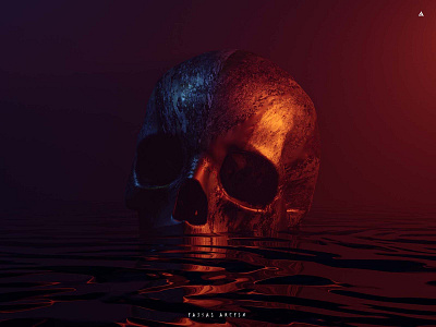 Surreal Art in Blender 3d 3d art artwork blender fantasy render skeleton skull art surreal surreal art in blender