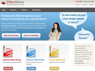 Effectwave Web Design css html 5 photoshop wordpress