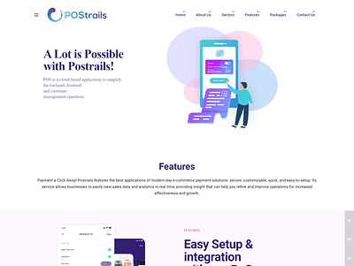 Web Design of Postrail Product