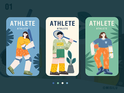 sports lover design drawing illustration illustrator sports app sports design ui