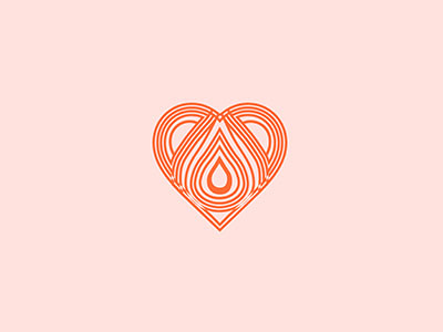 A Drop Of Love design logo love mark