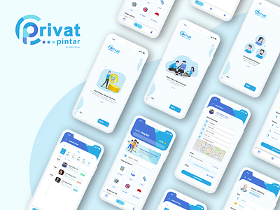 Privat Pintar App app design mobileapps typography ui uidesign uiux ux uxdesign