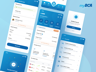 Redesign Concept - myBCA Mobile App app bank design finance redesign ui uidesign uiux ux uxdesign