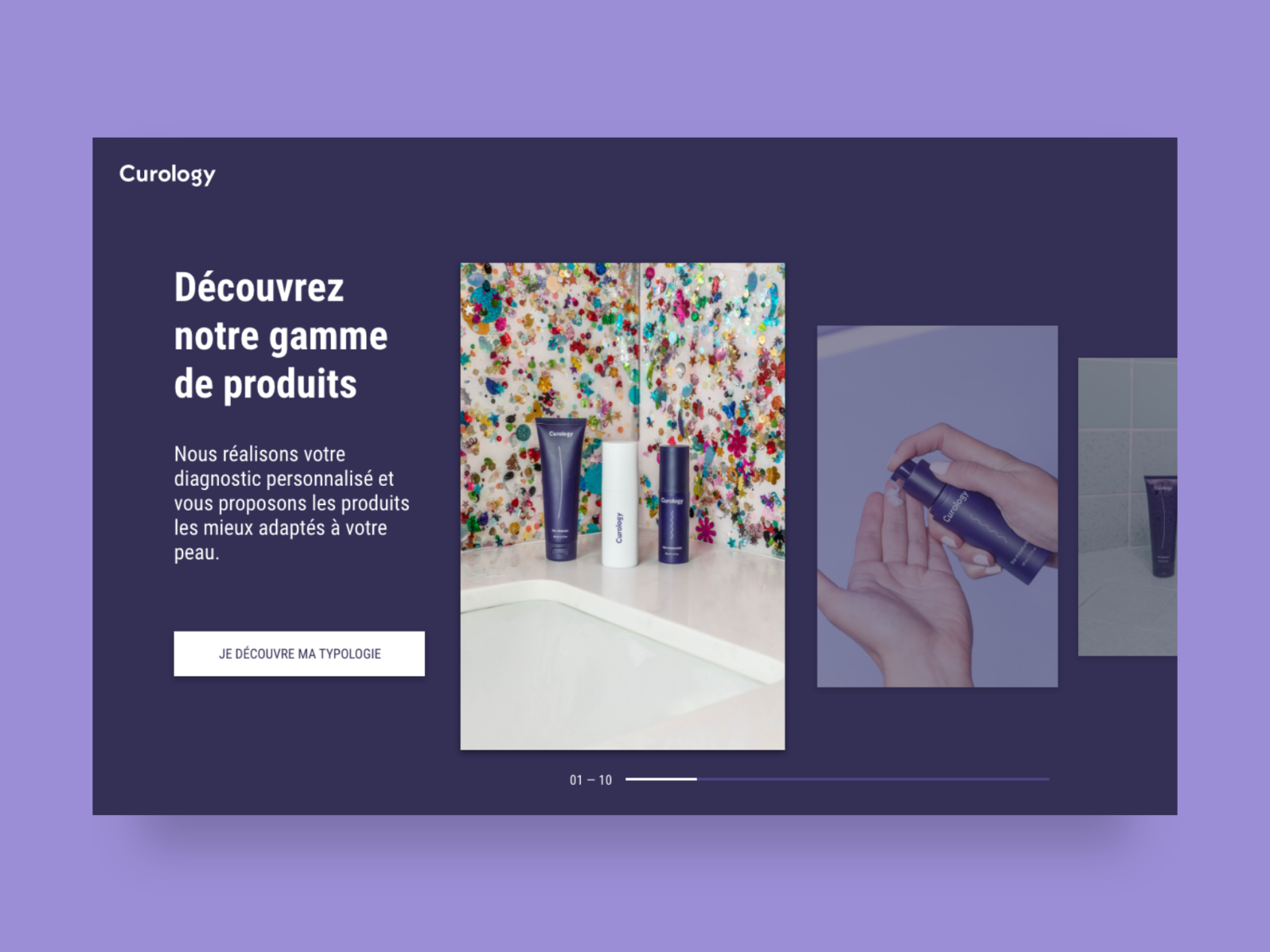 Daily UI - Image Slider by Nawel RAMY on Dribbble