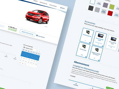 Justlease.nl car configuration page design car configuration content content design cro design flow product product design testing ui usability ux website