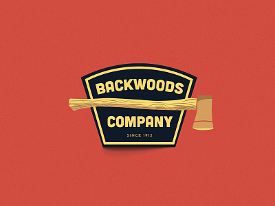 Backwoods Co. Badge adventure badge branding flatdesign greece illustrator logo logodesign magnesia volos woods