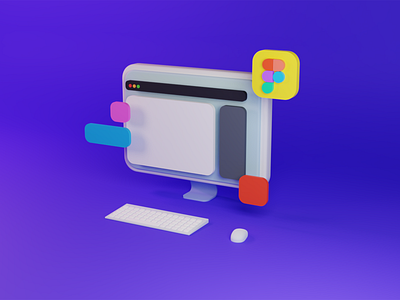 3D Mac Illustration