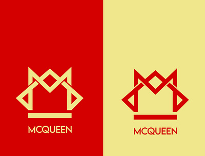 Mcqueen branding design fashion fashion brand icon illustration logo logo design logodesign marketing sketch vector