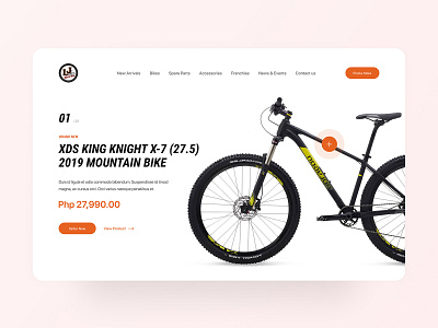 LJ Bikes — Online Bike Shop UI Design bike bike shop clean design ecommerce minimal minimalist minimalist design online shop ui ui design uiux user experience user interface ux ux design visual web webdesign website