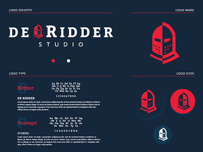 De Ridder Studio Branding branding design icon illustration illustrator logo typography vector