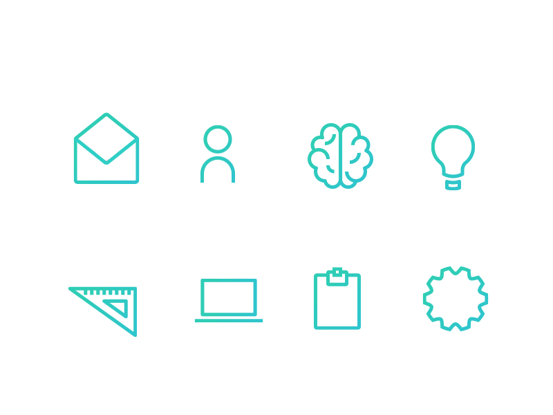 Icons animations animation cyan design flat gif icon simple ui web