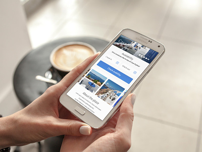 Take a tour with our app app blue design flat mobile mockup preview simple tour travel ui white
