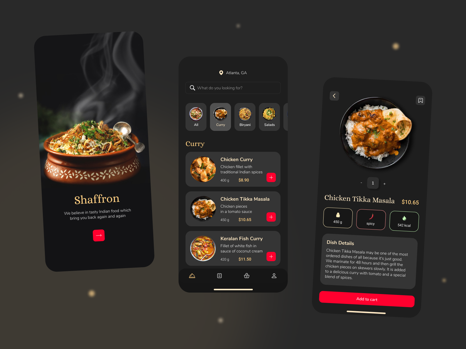 Indian Food Delivery By Katie Pushkina On Dribbble