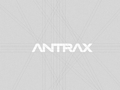 antrax branding logo opos typography