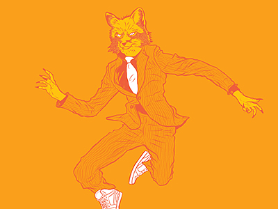 fox sticker by opos on Dribbble