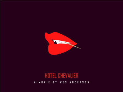 Hotel chevalier anderson movie opos poster wes