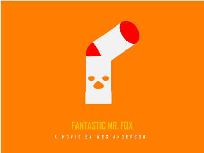 fantastic Mr. Fox poster anderson fox opos orange poster wes