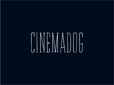 Cinemadog typography cinemaddog logo opos typography