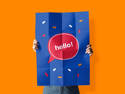 Brand design | Social and Cultural Association assciation brand design colorful hello positive energy poster visual identity
