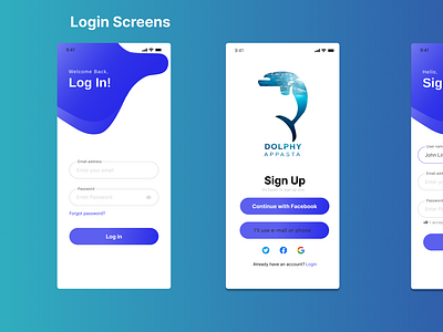 Login Screen Interface Design