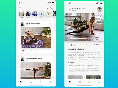 Fitness App Concept Redesign