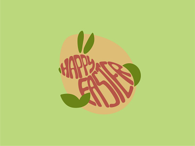 Happy easter everyone! bunny celebrating celebration easter easter art easter bunny easter design easter egg easter lettering egg event graphic design happy easter happy easter bunny lettering letters with purpose logo vector vector art vector illustration