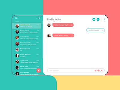 Daily UI 013 - Direct Messaging