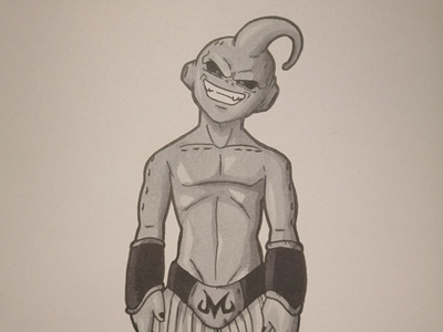 [Drawing] Kid Buu from Dragon Ball Z