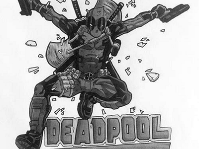 [Drawing] Deadpool comics deadpool drawing markers