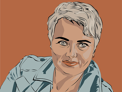 Tania design illustration вектор векторная графика портрет