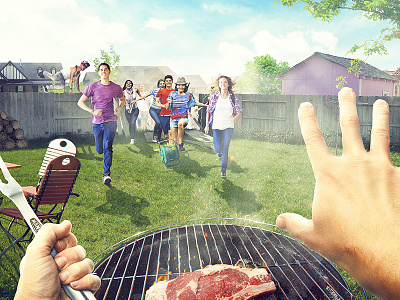 We love BBQP barbecue barbeque festival grill grilled photoshop retouch summer