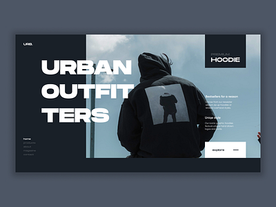 Urban Hoodies Shop app branding design figma flat hoodie minimal typography ui urban ux web