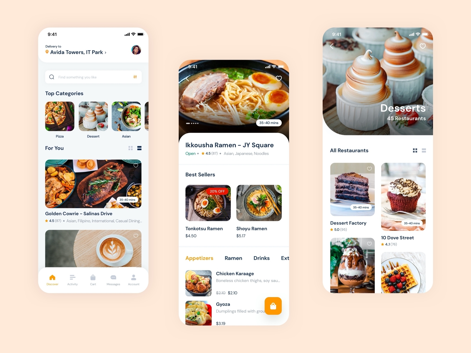 Bite - Food App by fritzelemino on Dribbble