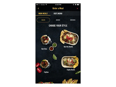 Guzman Y Gomez - Mobile App interactive prototype menu mexican mobile app order restaurant restaurant app ui ux