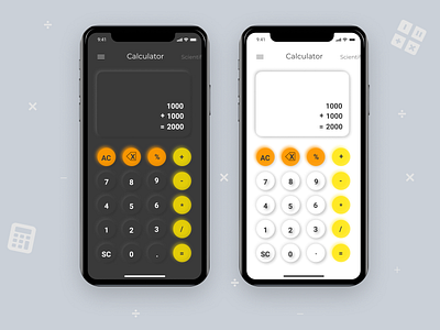 Neumorphism Calculator | Daily UI #004 app daily ui dailyui dailyui004 design mobile app design ui ui ux uidesign uiux uiuxdesign