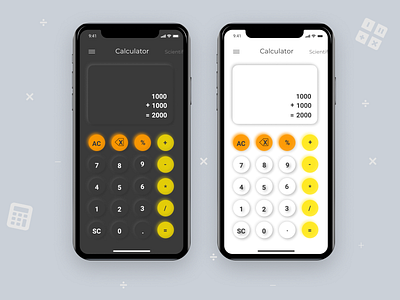 Neumorphism Calculator | Daily UI #004