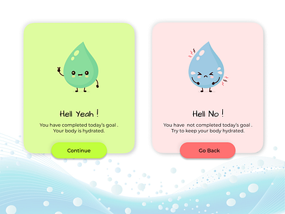 Flash Message | Daily UI 011 daily 100 challenge daily ui dailyui dailyui011 design drinkwater ui ui ux uidesign uiux uiuxdesign water waterapp
