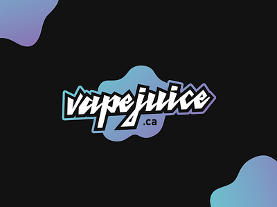 VapeJuice Branding Design brand identity branding branding and identity gradient logo graphicdesign juice logo liquid logo logo logo design modern logo spill logo vape juice vape juice logo vape logo