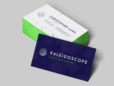 Kaleidoscope Business Cards branding businesscard businesscarddesign