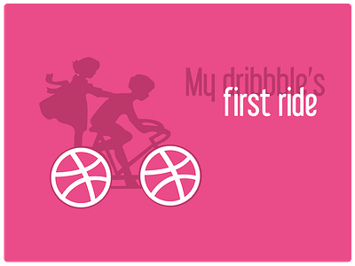 Dribbble First Ride debut invite ride thanks
