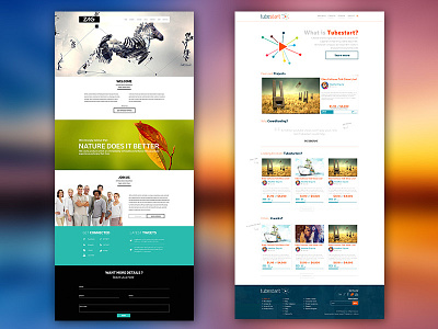 Landing pages