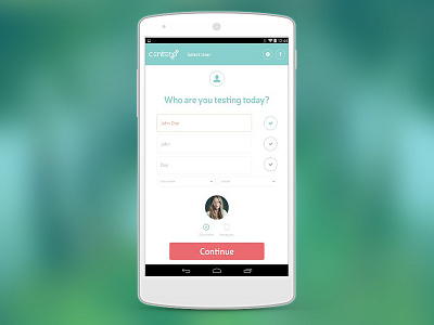 Health App app clean fresh health minimal ui ux