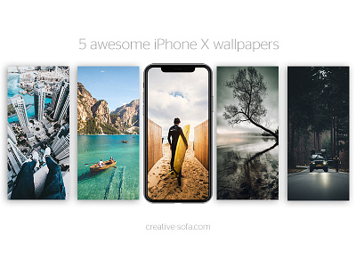 5 Awesome Iphone X Summer Wallpapers by Claudiu Fagadar on Dribbble