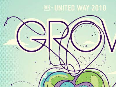 grow poster print social united way