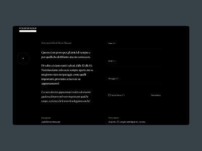 PITOK MOTOR MUSEUM black and white design et studio interface minimal motorcycle museum typo typography ui ux web website