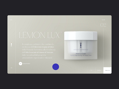 LUCE DI SORRENTO beauty design ecommerce et studio grid interface typo typography ui ux web website