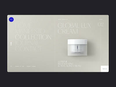 LUCE DI SORRENTO beauty design eccomerce et studio grid interface typo typography ui ux web website