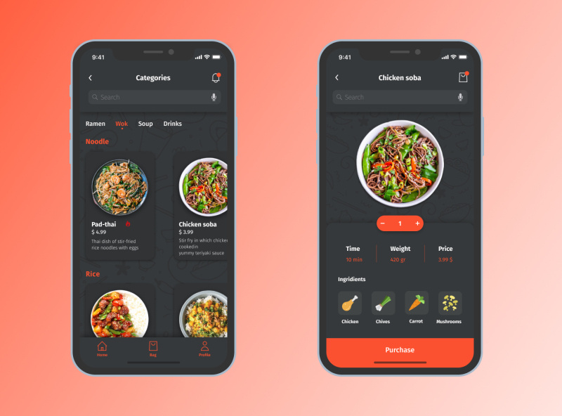 Delivery Food App by Anton on Dribbble