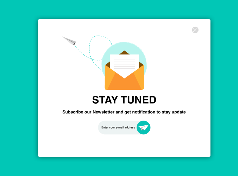 Pop Up/Overlay by Sarah Shaqiri on Dribbble