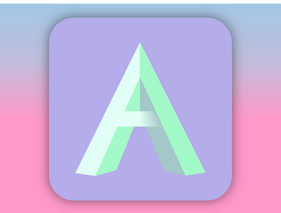 De Architectura - Logo Design App architecture design graphic graphicdesign illustrator logo ui uidesign vaporwave vector